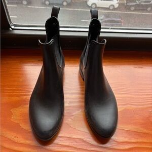 Sam Edelman Black Rain Boots